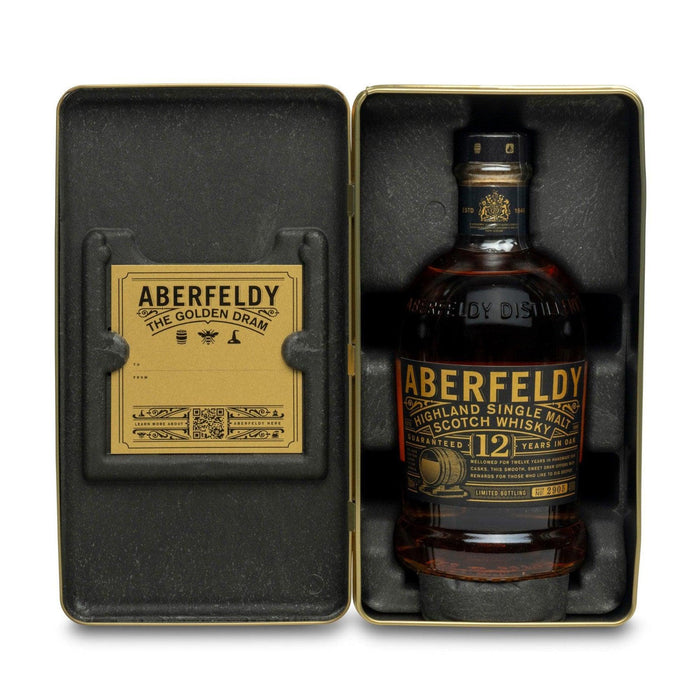 Aberfeldy 12 Year Old (Gold Bar Gift Tin) Highland Single Malt Scotch