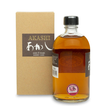 Akashi 5 Year Old Sherry Cask Japanese Single Malt Whisky - JPHA