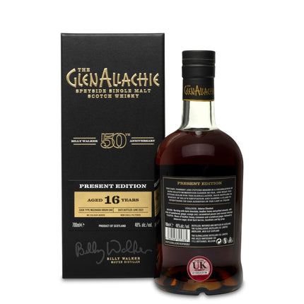 GlenAllachie 16 Year Old Present Edition Billy Walker 50th Anniversary - JPHA