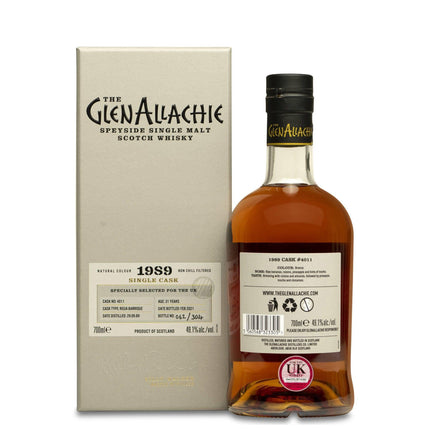 GlenAllachie 1989 31 Year Old Rioja Barrique - JPHA