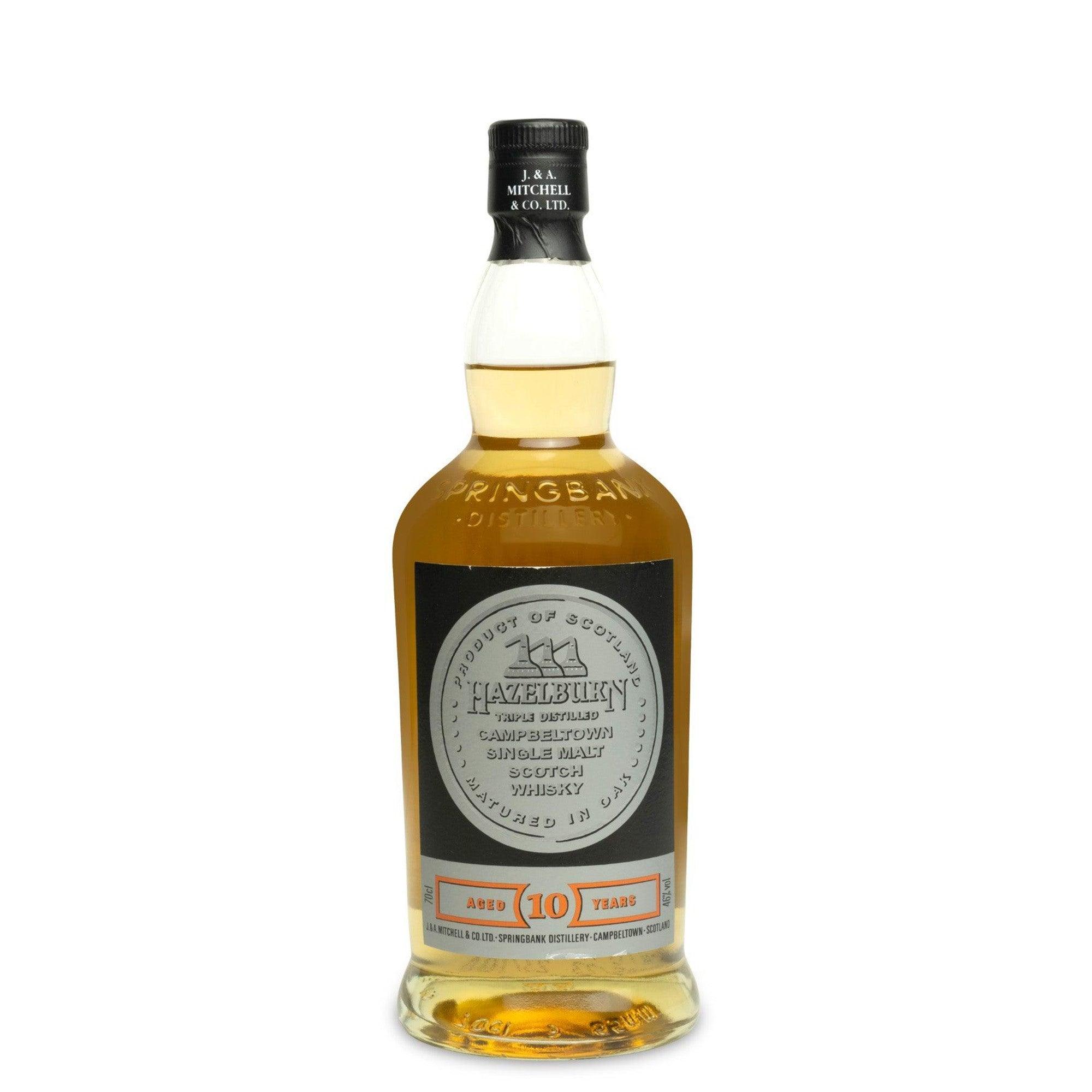 Hazelburn 10 Year Old Campbeltown Single Malt Scotch Whisky JPHA Hazelburn 10 year old campbeltown single malt scotch whisky jpha