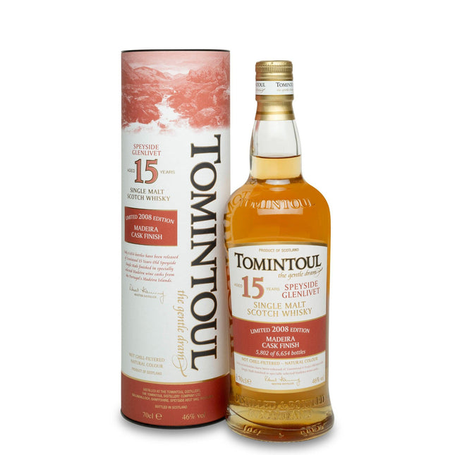 Tomintoul 15 Year Old Madeira Cask Finish